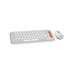 LOGITECH POP ICON BLUETOOTH KLAVYE MOUSE SET-BEYAZ
