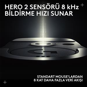 LOGITECH G PRO X SUPERLIGHT 2C KOMPAKT KABLOSUZ GAMING MOUSE-SİYAH