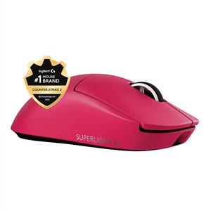 LOGITECH G PRO X SUPERLIGHT 2C KOMPAKT KABLOSUZ GAMING MOUSE-PEMBE
