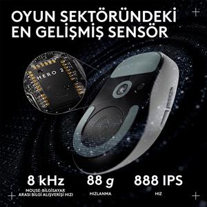 LOGITECH G PRO X SUPERLIGHT 2C KOMPAKT KABLOSUZ GAMING MOUSE-BEYAZ