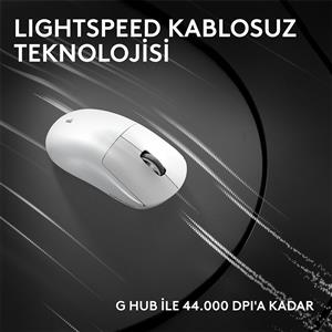 LOGITECH G PRO X SUPERLIGHT 2C KOMPAKT KABLOSUZ GAMING MOUSE-BEYAZ