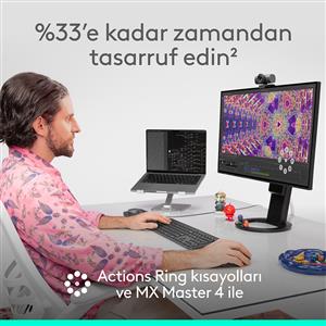 LOGITECH MX MASTER 4 KABLOSUZ PERFORMANS MOUSE-GRAFİT