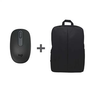 LOGITECH M196 GRAPHIT MOUSE + NERO NOTEBOOK SIRT CANTASI