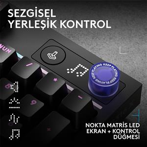LOGITECH G316 X 98 TACTILE KABLOLU TÜRKÇE OYUNCU KLAVYESİ - SİYAH