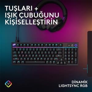 LOGITECH G316 X 98 TACTILE KABLOLU TÜRKÇE OYUNCU KLAVYESİ - SİYAH