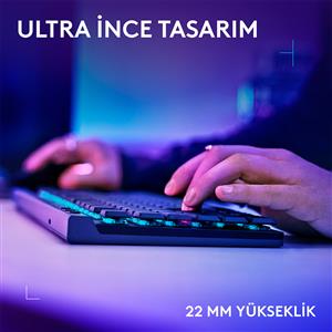 LOGITECH G515 LIGHTSPEED TKL TÜRKÇE KABLOSUZ OYUNCU KLAVYESİ-SİYAH