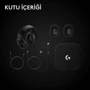 LOGITECH G PRO X3 LIGHTSPEED KABLOSUZ BLUETOOTH OYUNCU KULAKLIĞI - SİYAH