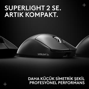 LOGITECH G PRO X SUPERLIGHT 2C SE LIGHTSPEED KOMPAKT KABLOSUZ OYUNCU MOUSE - SİYAH