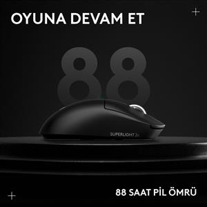 LOGITECH G PRO X SUPERLIGHT 2C SE LIGHTSPEED KOMPAKT KABLOSUZ OYUNCU MOUSE - SİYAH