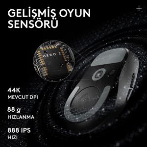 LOGITECH G PRO X SUPERLIGHT 2C SE LIGHTSPEED KOMPAKT KABLOSUZ OYUNCU MOUSE - SİYAH
