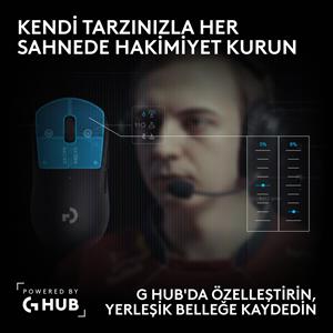 LOGITECH G PRO X3 SUPERSTRIKE KABLOSUZ OYUNCU MOUSE - SİYAH