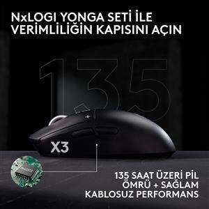 LOGITECH G PRO X3 SUPERSTRIKE KABLOSUZ OYUNCU MOUSE - SİYAH