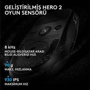 LOGITECH G PRO X3 SUPERSTRIKE KABLOSUZ OYUNCU MOUSE - SİYAH