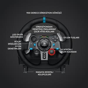 LOGITECH G G29 SE Driving Force Yarış Direksiyonu Pedal ve Vites Seti