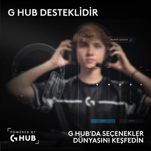 LOGITECH G PRO X3 LIGHTSPEED KABLOSUZ BLUETOOTH OYUNCU KULAKLIGI - PEMBE