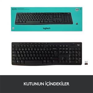 LOGITECH K270 KABLOSUZ Q KLAVYE