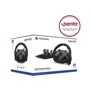 Logitech G G29 PS5, PS4 ve PC ile Uyumlu Driving Force Yarış Direksiyonu - Siyah