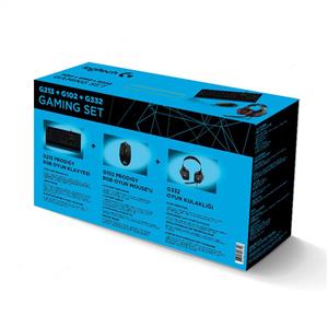 LOGITECH OYUNCU SET G213 KLAVYE+G332 KULAKLIK+G102 MOUSE
