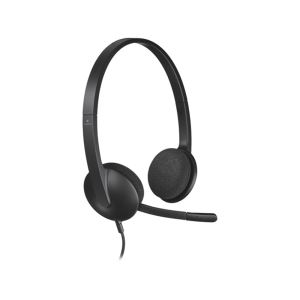 Logitech H340 USB Gürültü Önleyici Mikrofonlu Kablolu Kulaklık - Siyah