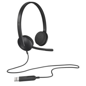 Logitech H340 USB Gürültü Önleyici Mikrofonlu Kablolu Kulaklık - Siyah