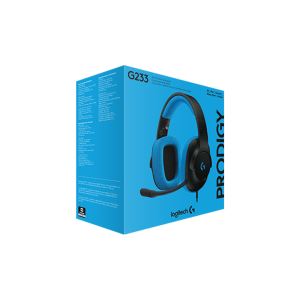 LOGITECH G233 PRODIGY GAMING HEADSET BLACK CYAN