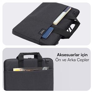 MACK MCC-701 14.1" City Fit Eco Notebook Çantası Siyah
