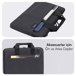 MACK MCC-703 15.6" City Fit Eco Notebook Çantası Siyah