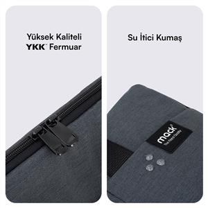 MACK MCC-703 15.6" City Fit Eco Notebook Çantası Siyah