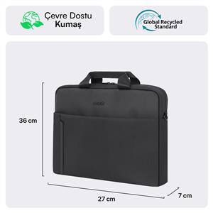 MACK MCE-1711 14.1" CODE Eco Notebook Çantası Siyah