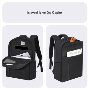 MACK MCE-1722 16" CODE Eco Notebook Sırt Çantası Siyah