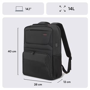 MACK MCC-804 14.1" Business X Notebook Sırt Çantası Siyah