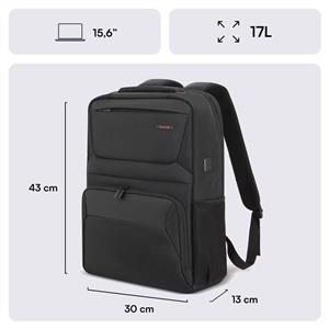 MACK MCC-805 15.6" Business X Notebook Sırt Çantası Siyah