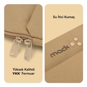 MACK MCE-1503 14.1" NOVA Eco Notebook Sleeve - Camel