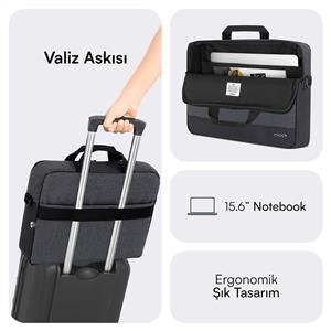 MACK MCE-1101 15.6" UNICITY Eco Notebook Çantası Siyah