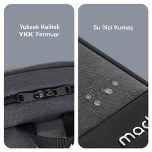 MACK MCE-1103 15.6" UNICITY Eco Notebook Sırt Çantası Siyah
