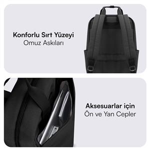MACK MCE-1521 15.6" NOVA Eco Notebook Sırt Çantası Siyah
