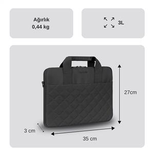 MACK MCC-901 14.1" iksy Notebook Çantası Siyah