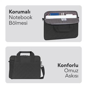 MACK MCC-901 14.1" iksy Notebook Çantası Siyah