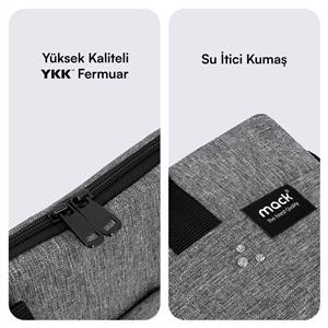 MACK MCC-704 15.6" City Fit Eco Notebook Çantası Gri