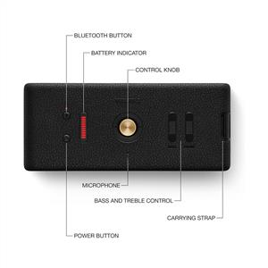MARSHALL MIDDLETON II BLUETOOTH HOPARLÖR BLK&BRASS