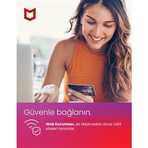 MCAFEE Total Protection Dijital Kimlik Koruma (3 Cihaz Win/MacOS/iOS/Android-1 yıl)
