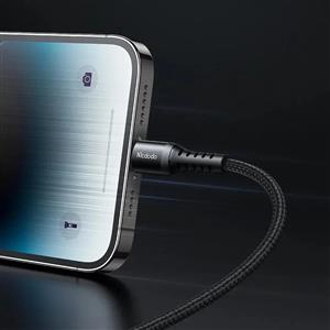 MCDODO CA-5631 36W 3A USB-C To Lightning Bükülmeye Dirençli Şarj Data Kablosu 1m - Siyah
