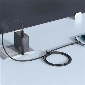 MCDODO CA-5631 36W 3A USB-C To Lightning Bükülmeye Dirençli Şarj Data Kablosu 1m - Siyah
