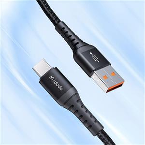 MCDODO CA-2274 USB-A TO TYPE-C Q.C 4.0 3A HIZLI DATA-SARJ KABLOSU 2M - Siyah