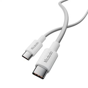 MCDODO CA-2770 60W USB -C TO TYPE-C SARJ VE DATA KABLOSU BEYAZ - 1.2M