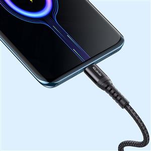 MCDODO CA-2274 USB-A TO TYPE-C Q.C 4.0 3A HIZLI DATA-SARJ KABLOSU 2M - Siyah