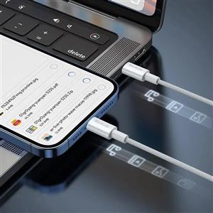 MCDODO CA-2770 60W USB -C TO TYPE-C SARJ VE DATA KABLOSU BEYAZ - 1.2M
