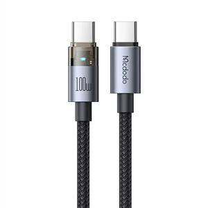 MCDODO CA-5580 100W TYPE-C TO TYPE-C KABLO 1.2M - Şeffaf