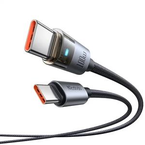 MCDODO CA-5580 100W TYPE-C TO TYPE-C KABLO 1.2M - Şeffaf