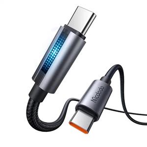 MCDODO CA-5740 100W TYPE-C TO TYPE-C HIZLI SARJ KABLOSU 1.2M - Siyah